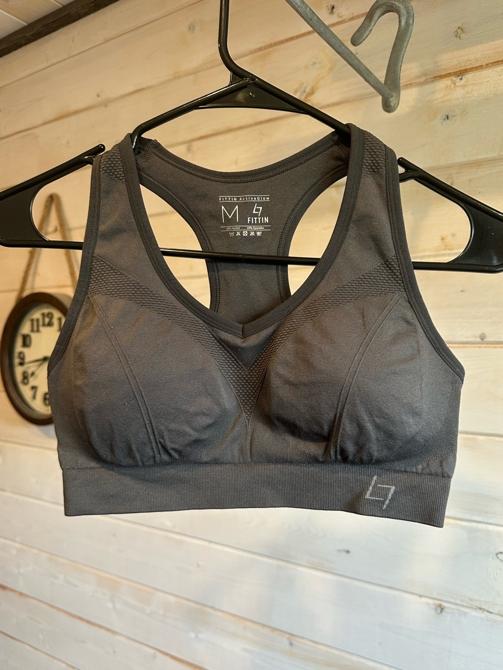 FITTIN | Grey Racerback Sports Bra